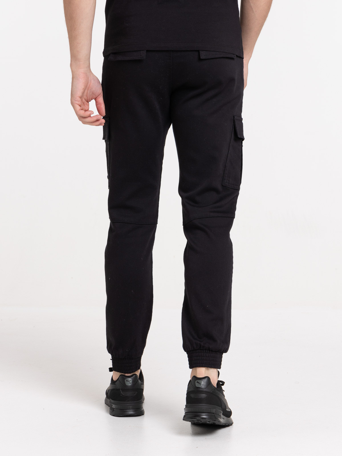 Pantalon cargo noir homme Pantalon cargo noir homme