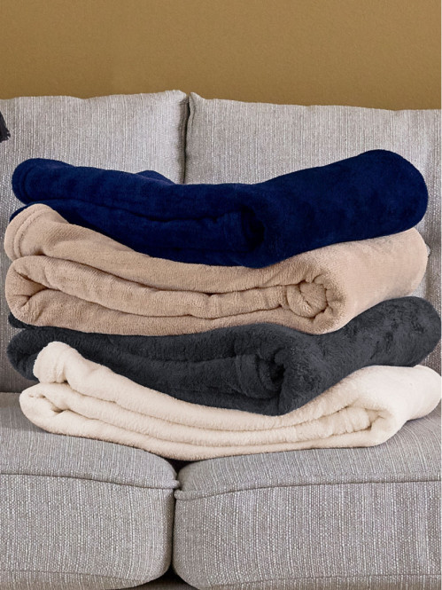 Plaid spécial canapé uni 200 x 240 cm Plaid spécial canapé uni 200 x 240 cm