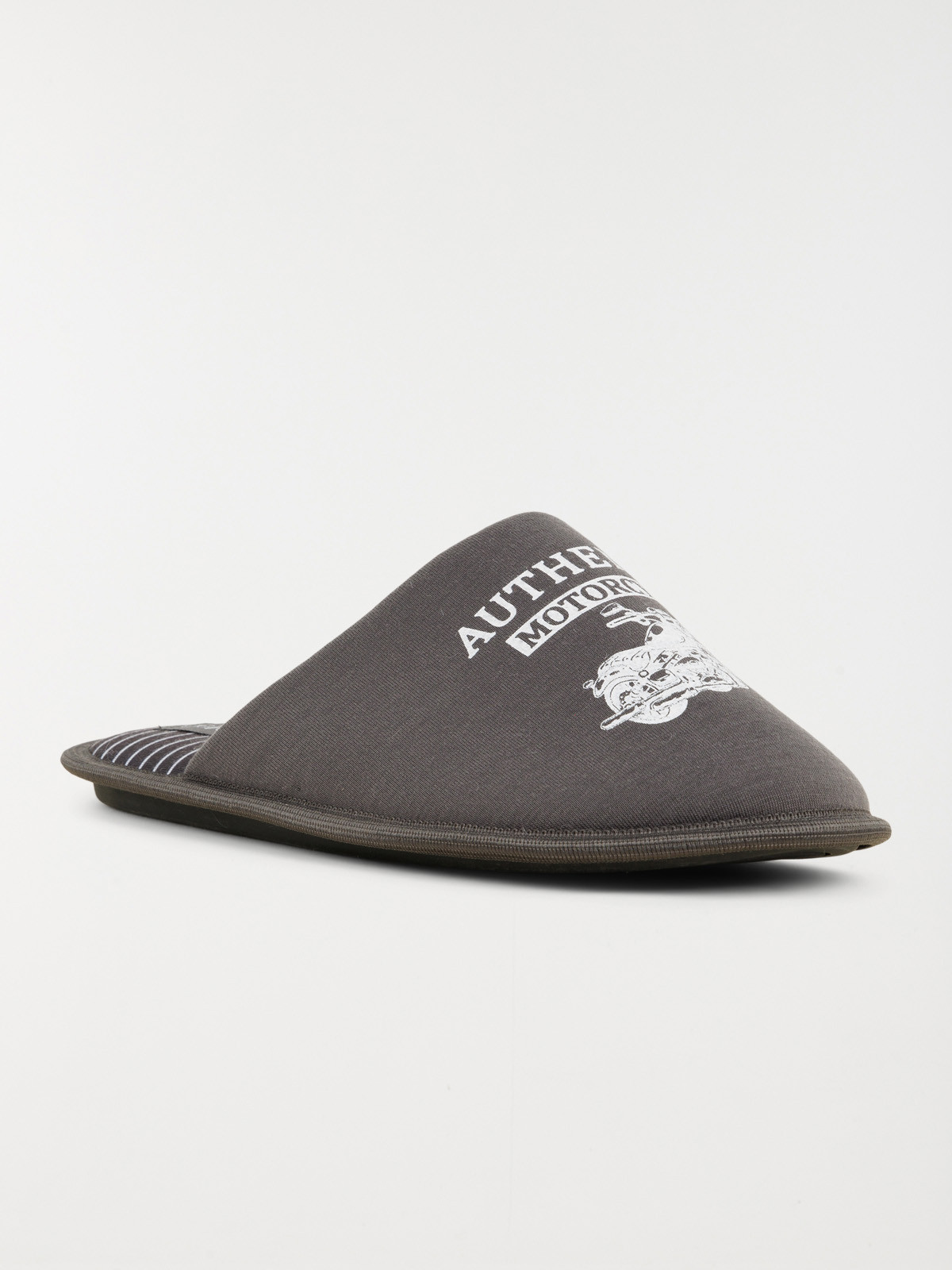 Chaussons mules homme gris (41-46)