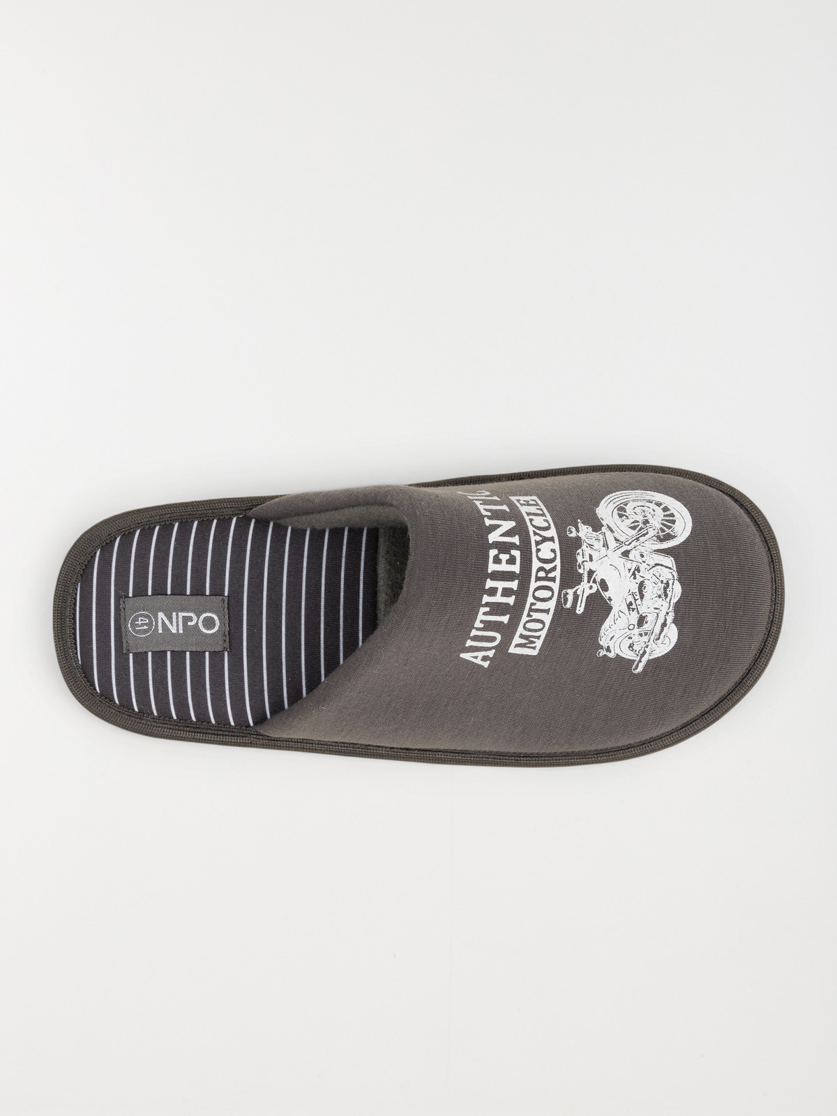 Chaussons mules homme gris (41-46)