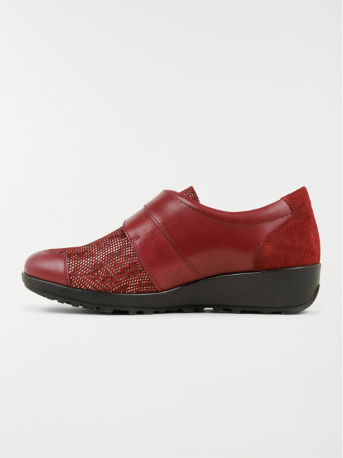 Chaussure confort femme bordeaux (37-42)