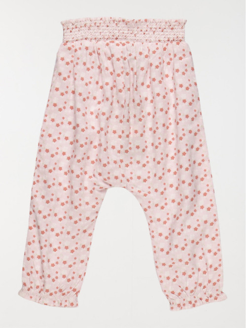 Pantalon imprimé floral fille (3-24M) Pantalon imprimé floral fille (3-24M)
