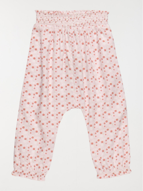 Pantalon imprimé floral fille (3-24M)