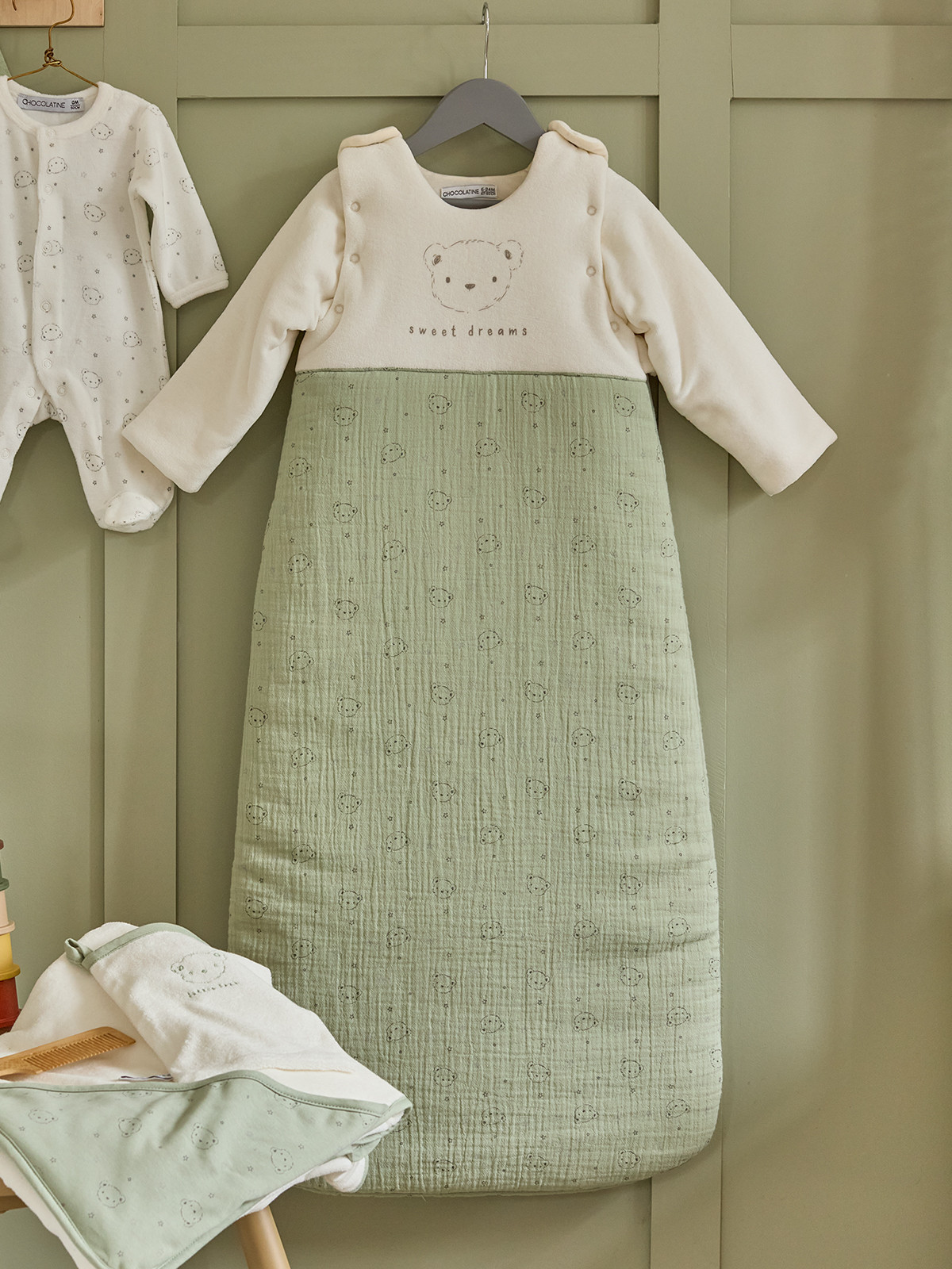 Gigoteuse réglable vert bébé (6-24M)