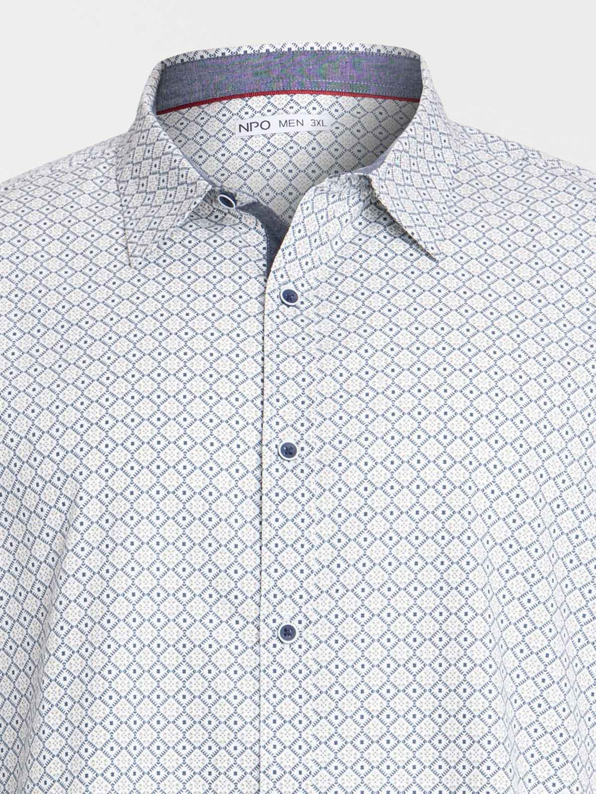 Chemise imprimée grande taille homme Chemise imprimée grande taille homme