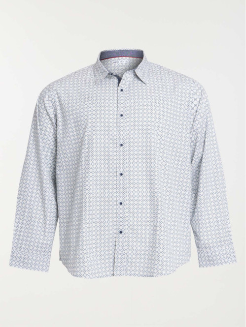 Chemise imprimée grande taille homme