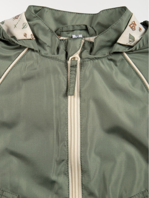 Coupe vent kaki garçon (3-24M) Coupe vent kaki garçon (3-24M)