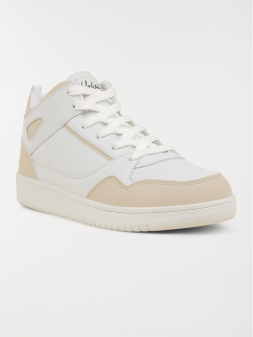 Basket montante blanche femme (36-41)