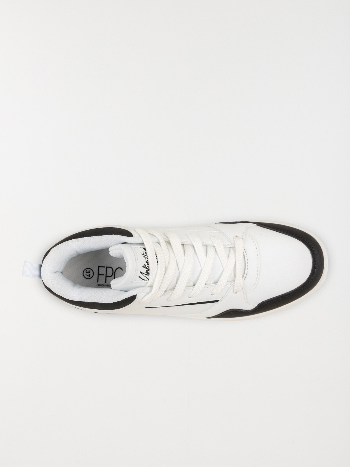 Basket blanche montante femme (36-41)