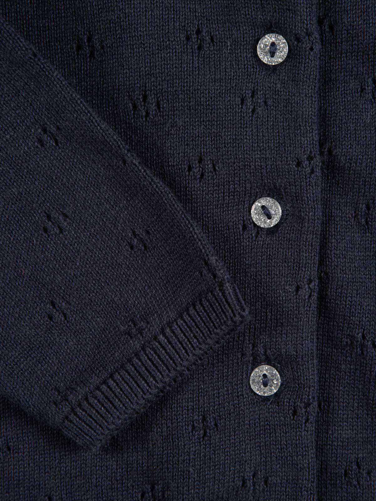 Gilet maille ajourée fille (3-36M) Gilet maille ajourée fille (3-36M)