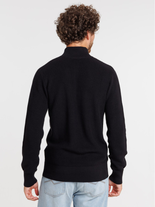Gilet zippé noir homme