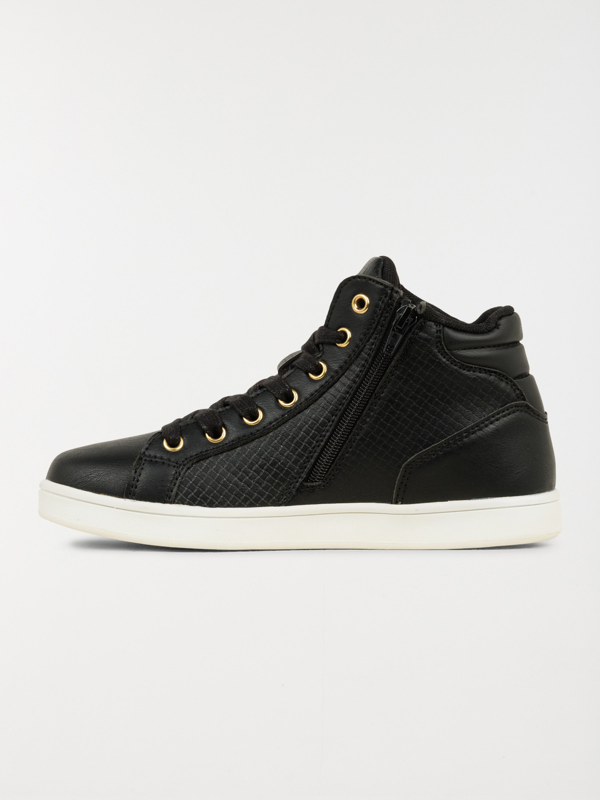 Baskets montantes noires femme (36-41)