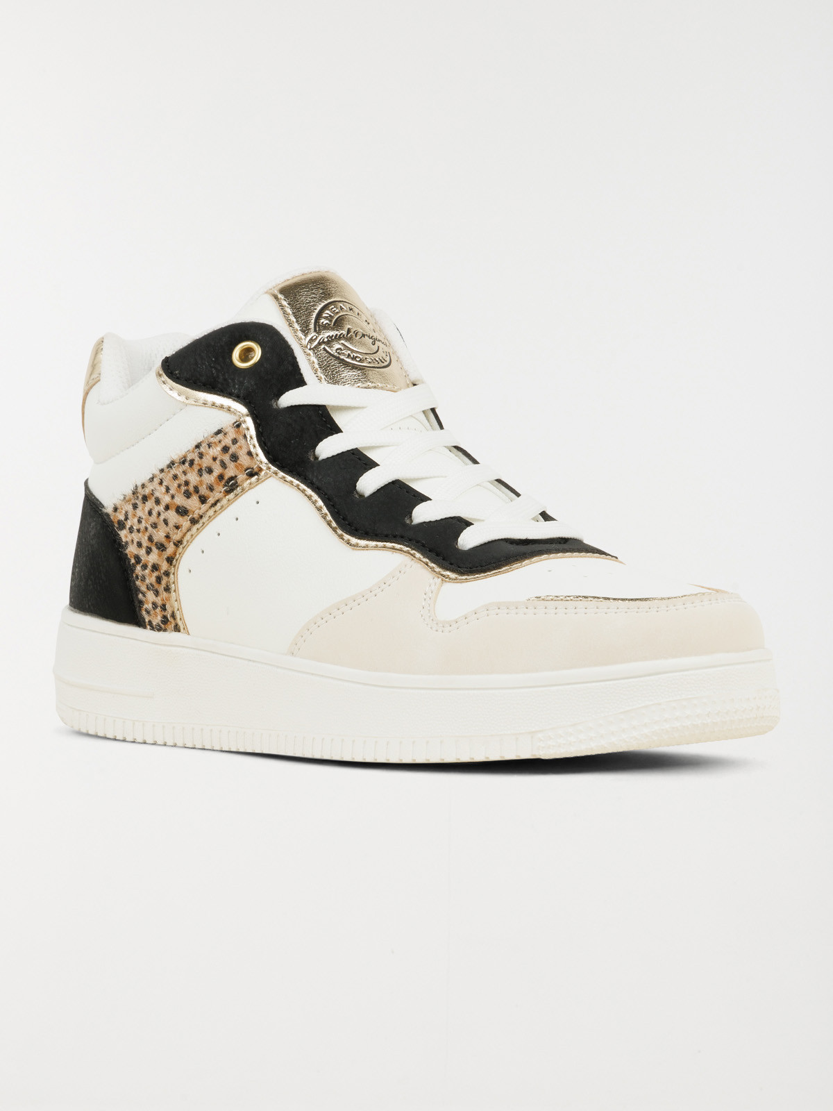 Basket montante léopard femme (36-41)