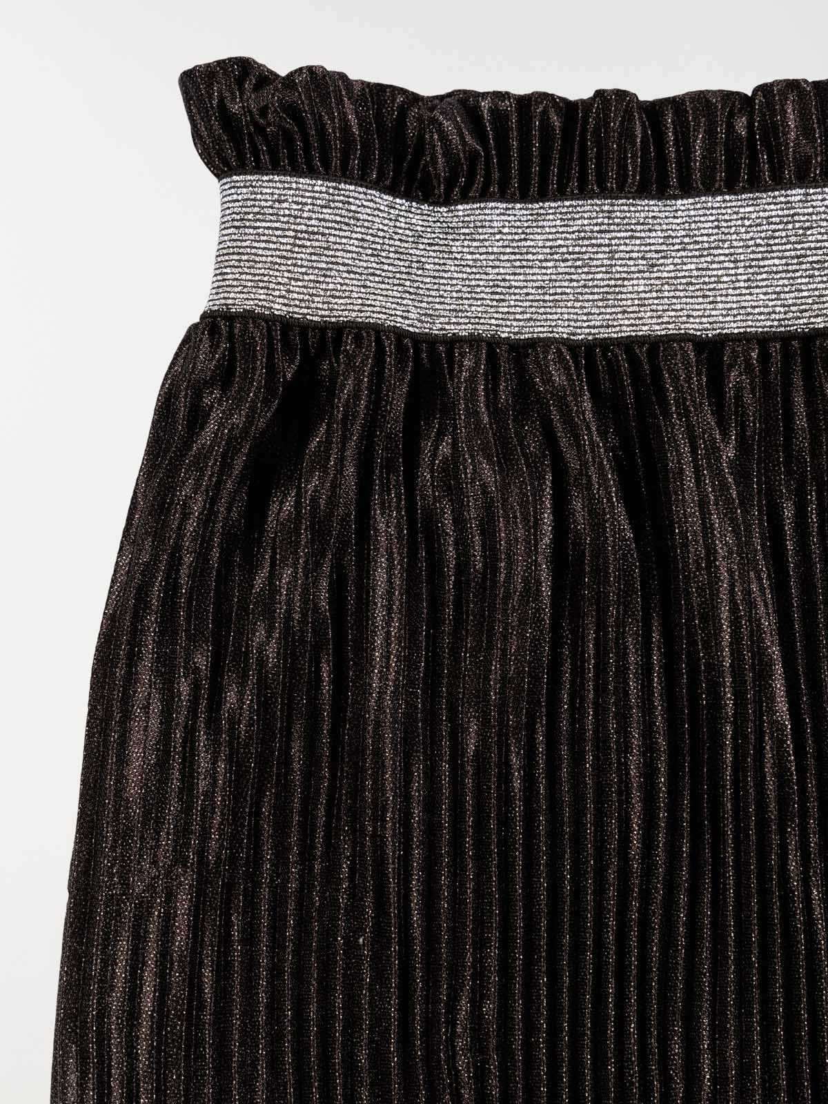 Pantalon large plissé noir fille (XXS-M) Pantalon large plissé noir fille (XXS-M)