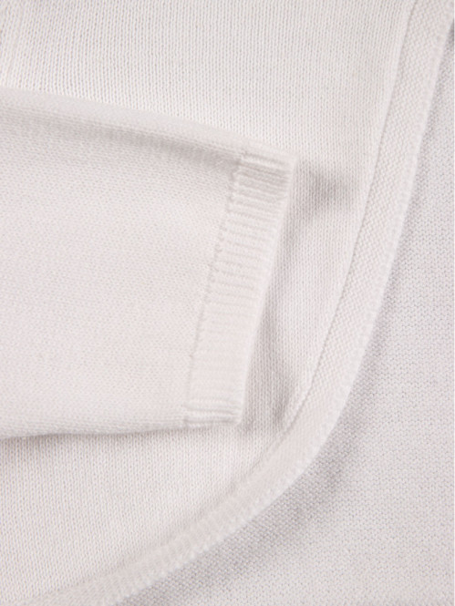 Gilet court blanc fille (3-24M)