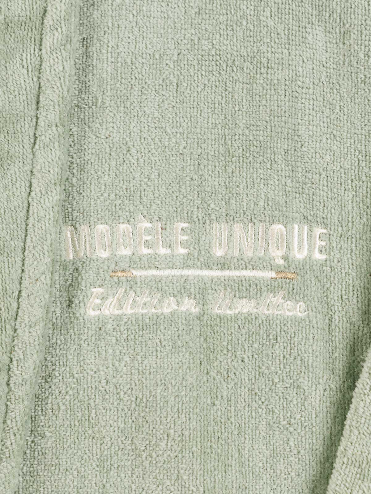 Peignoir femme édition limitée sauge Peignoir femme édition limitée sauge