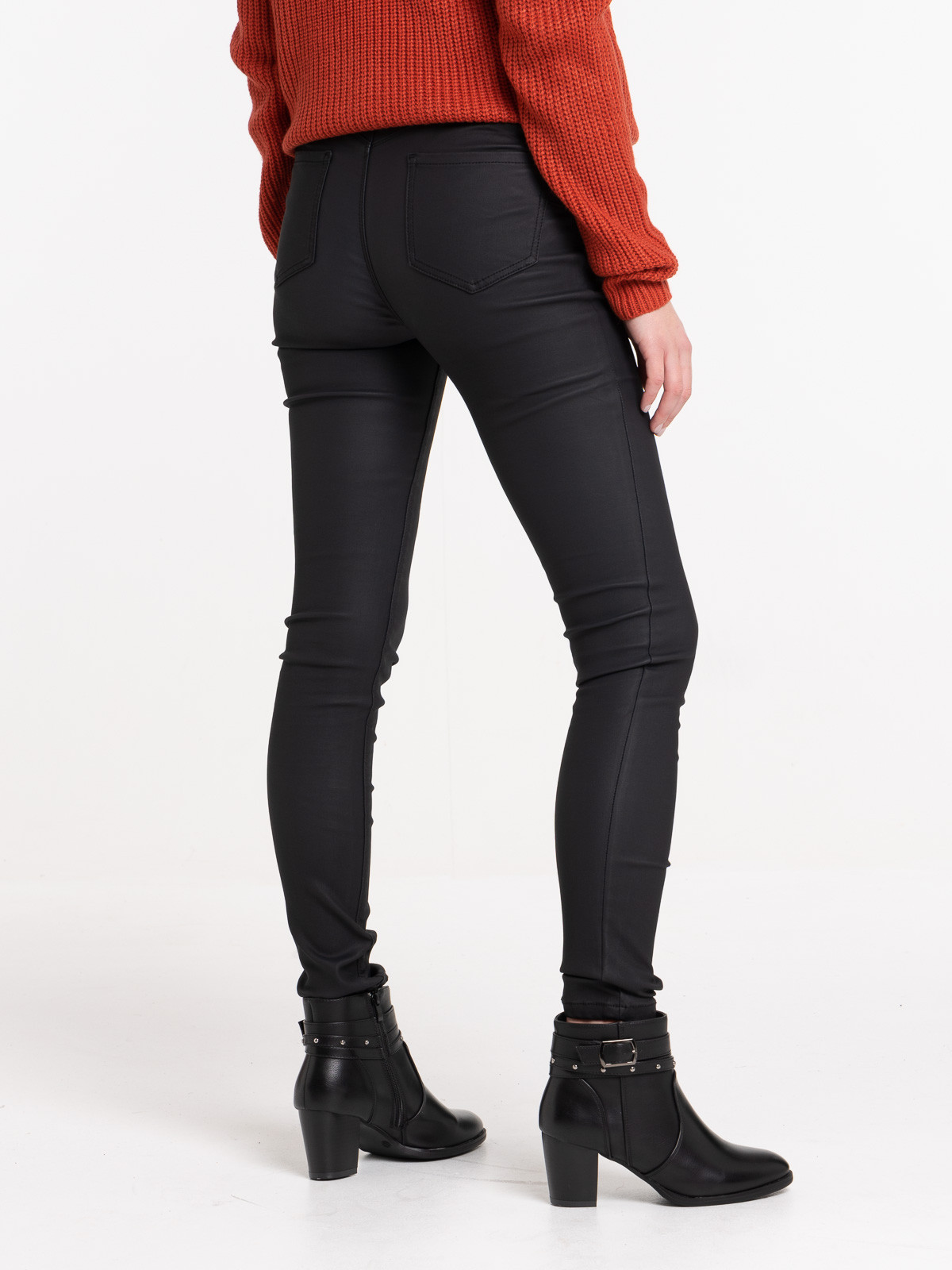 Pantalon push up noir deals