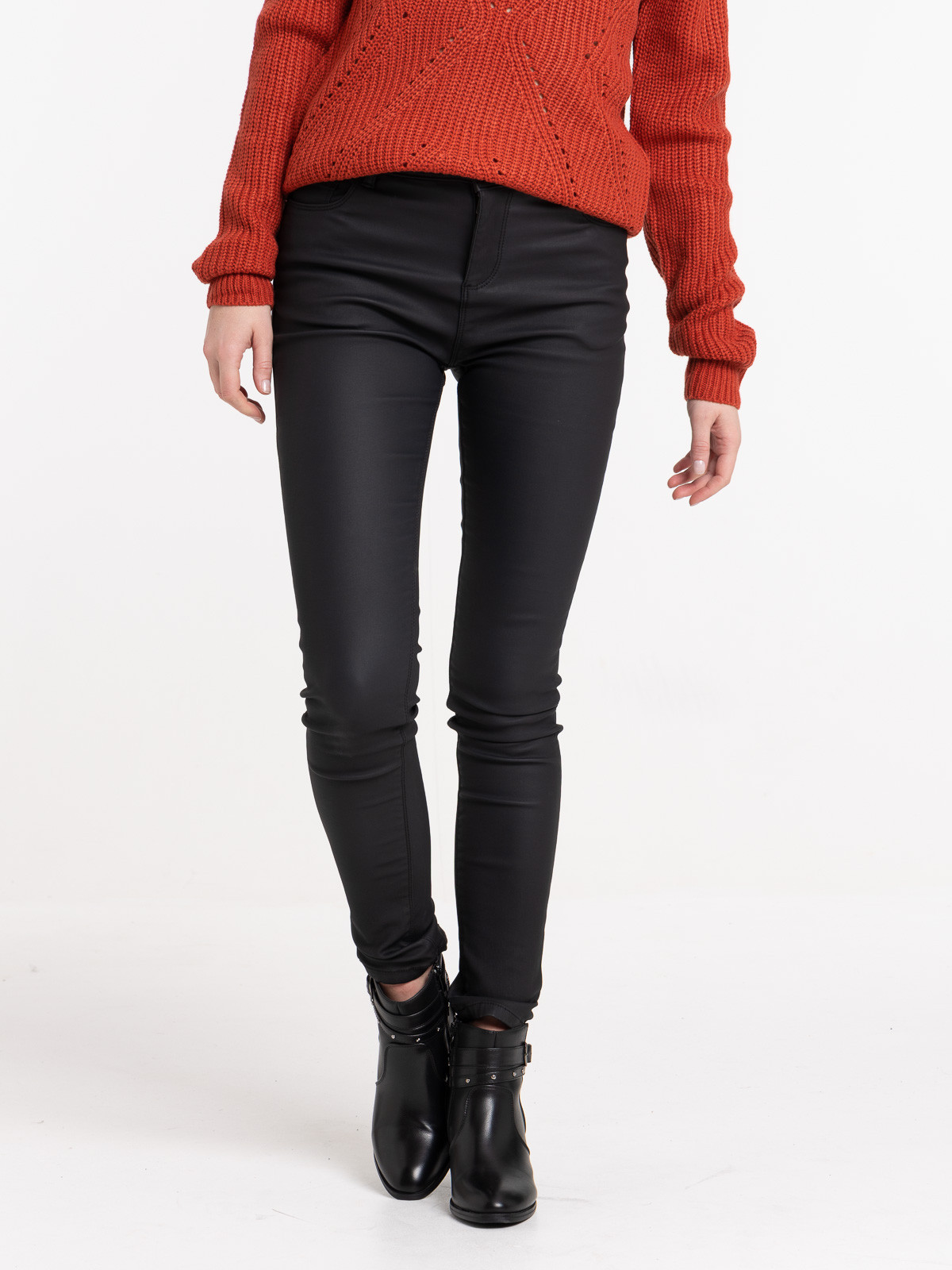 Pantalon push up noir femme