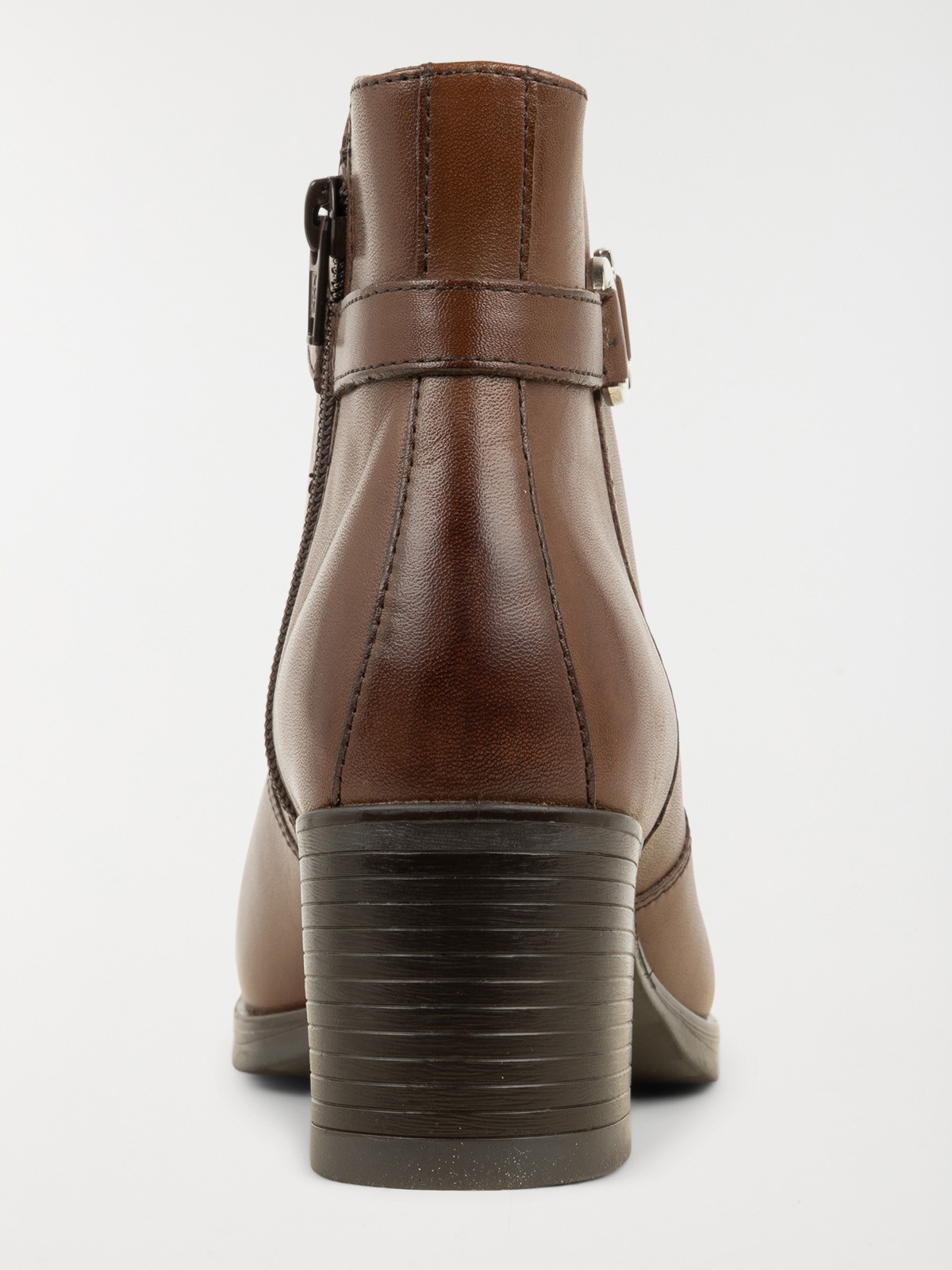 Bottine zippée à talon femme (36-41) Bottine zippée à talon femme (36-41)