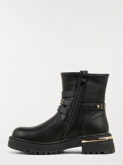 Bottines détails dorés...