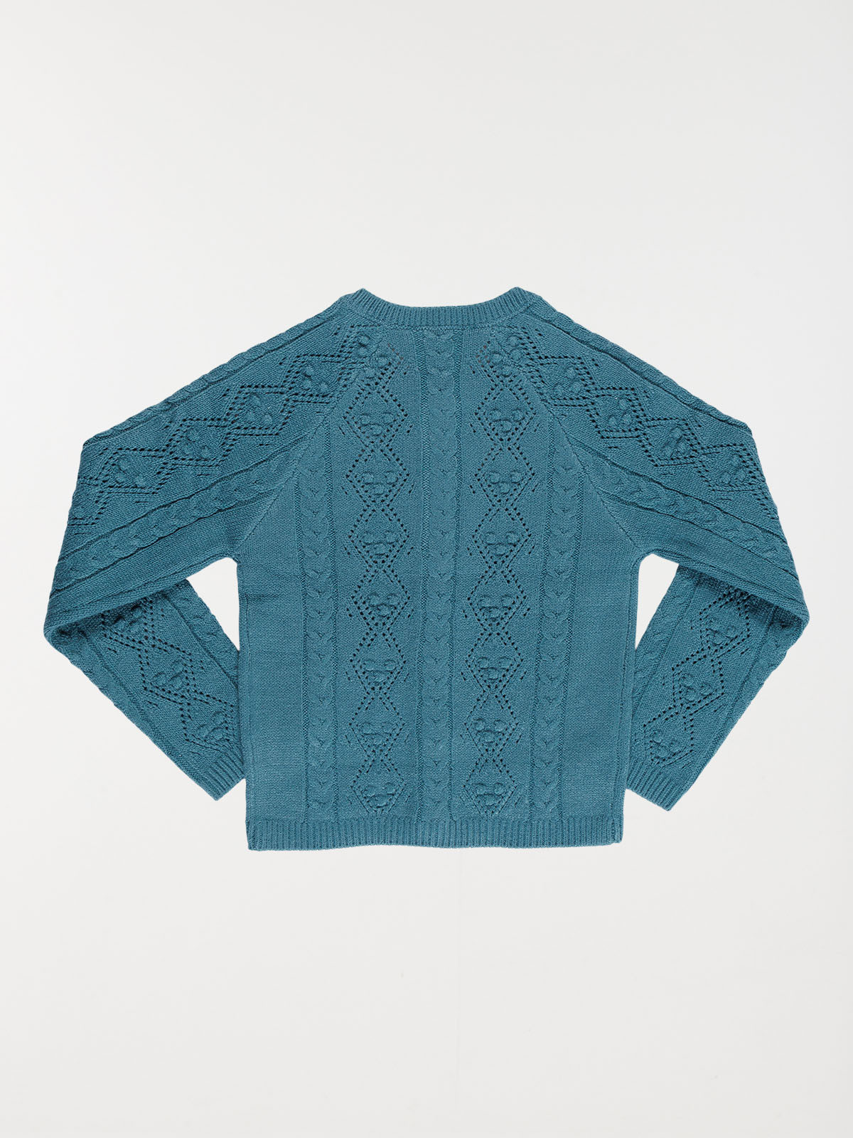 Gilet maille fantaisie fille (3-12A)