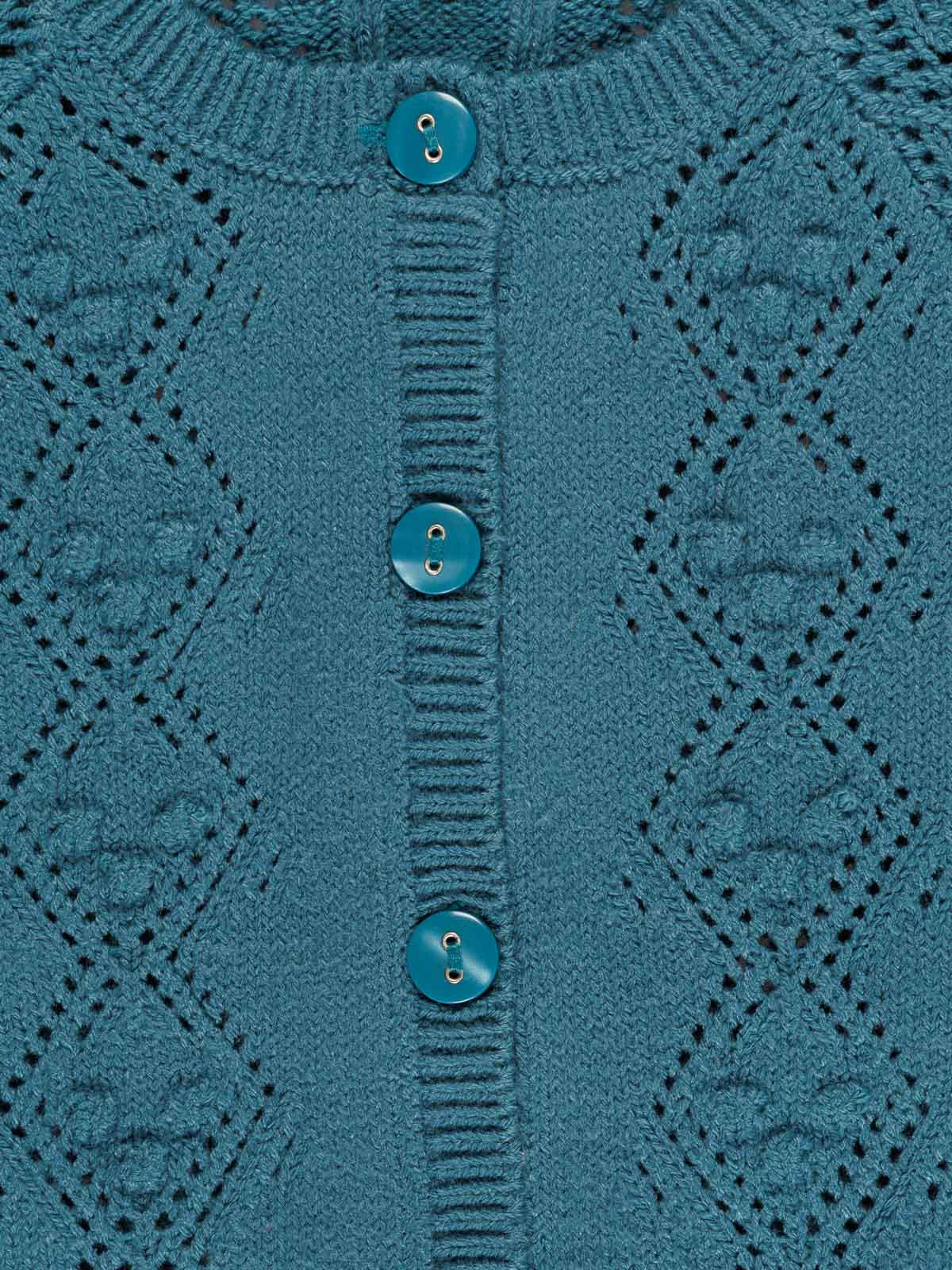 Gilet maille fantaisie fille (3-12A)