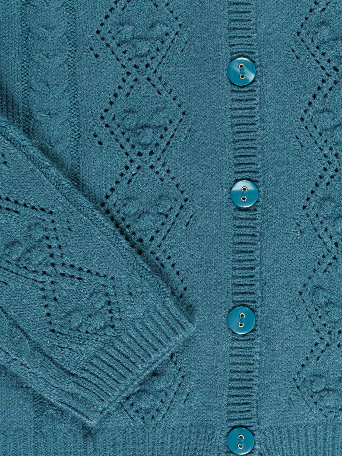 Gilet maille fantaisie fille (3-12A)