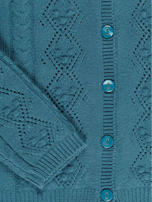 Gilet maille fantaisie...