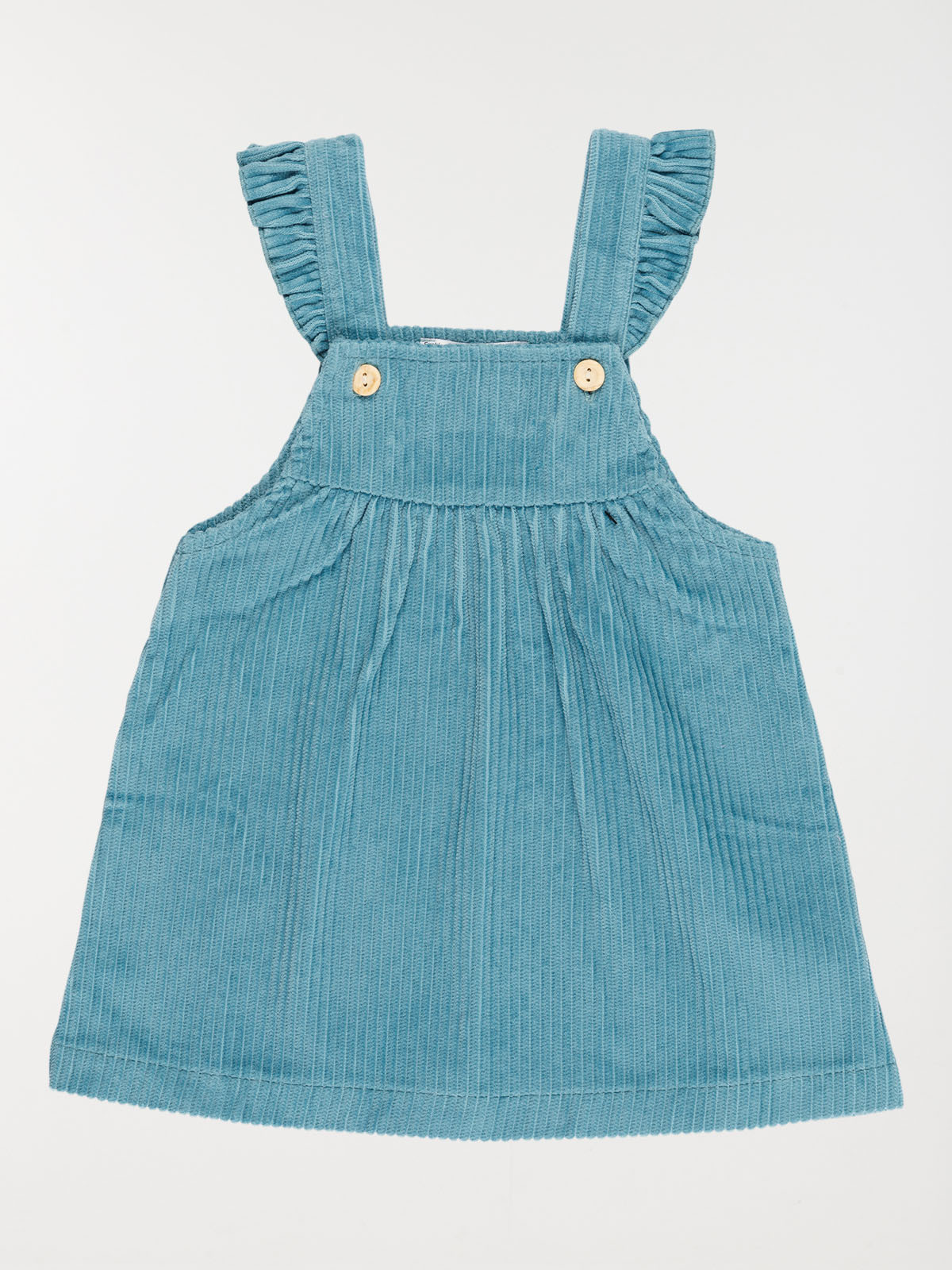 Robe velours bleu canard fille (3-36M)
