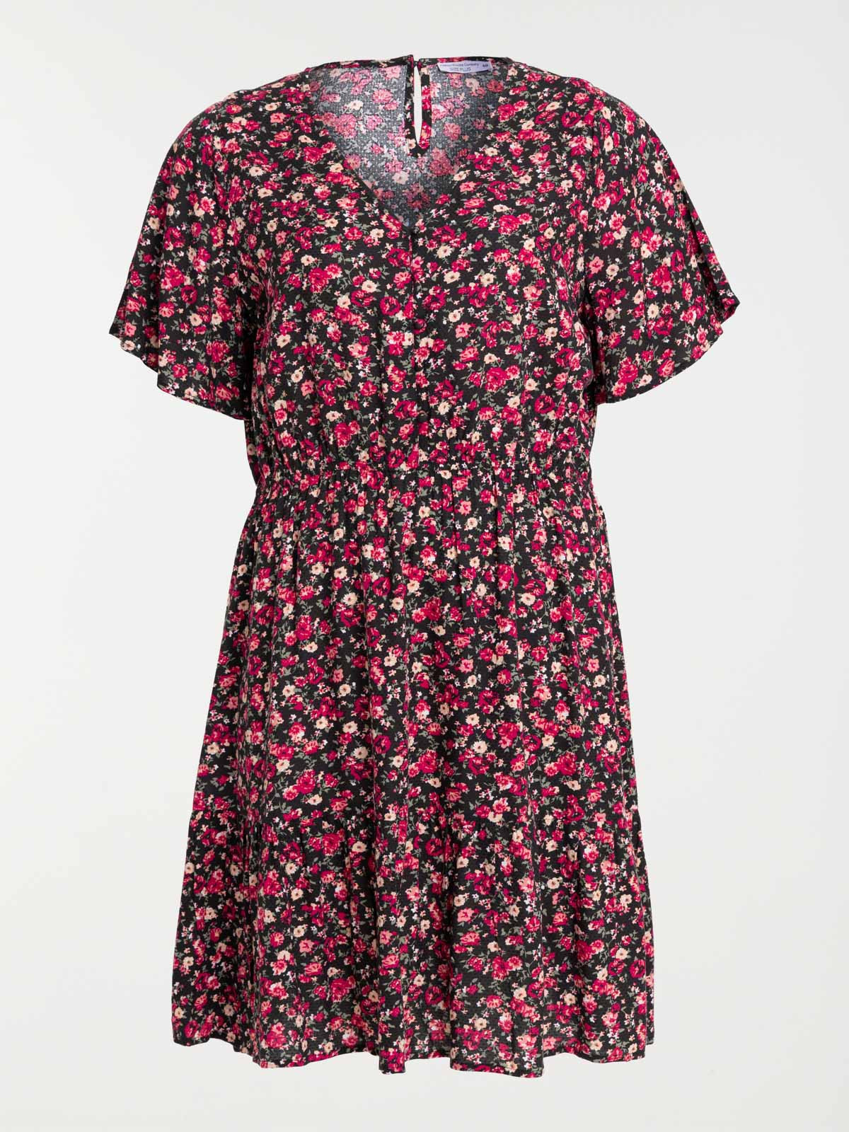 Robe fleurie grande taille femme