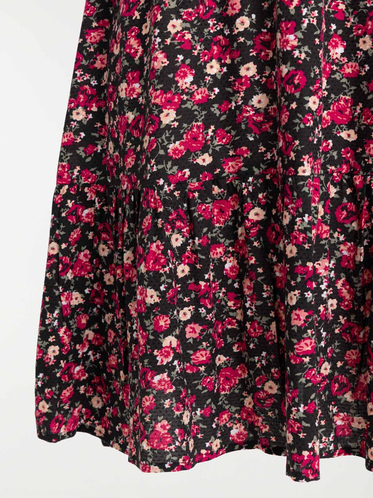 Robe fleurie grande taille femme