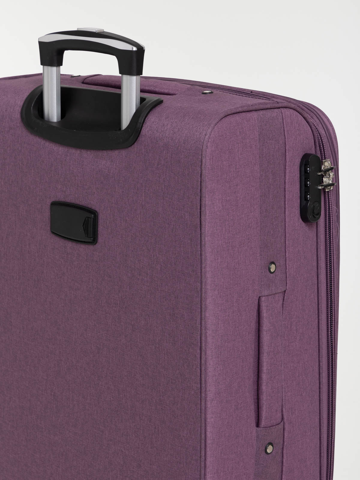 Valise souple lilas à roulettes Valise souple lilas à roulettes
