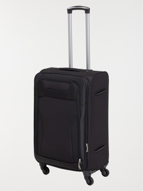 Valise souple noire à...