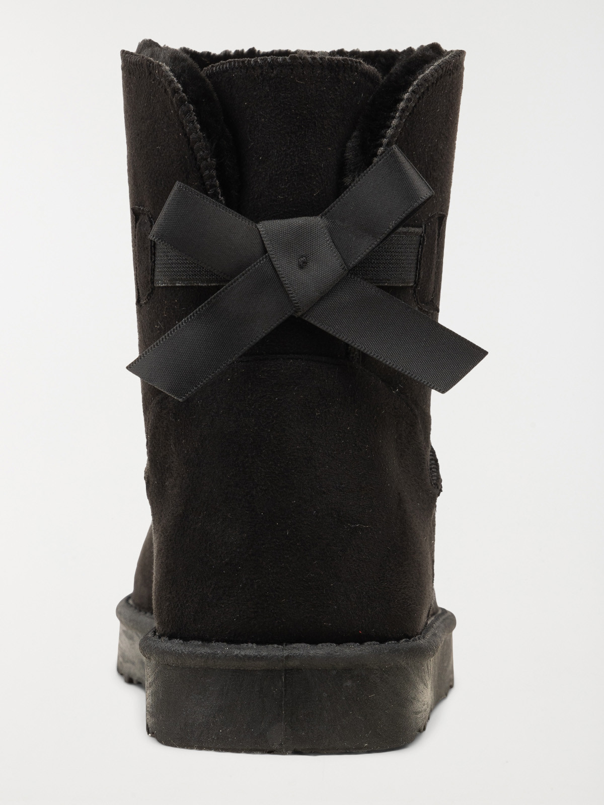 Boots noires noeuds femme (36-41) Boots noires noeuds femme (36-41)