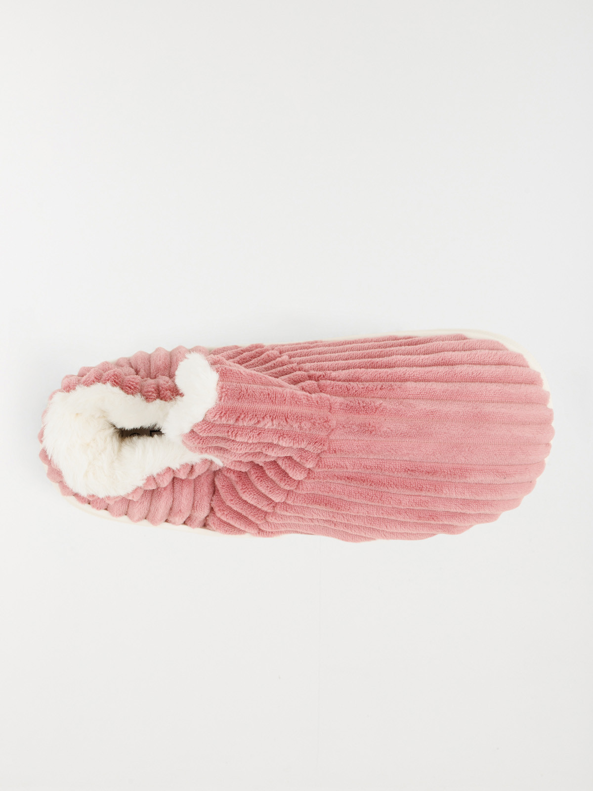 Pantoufles côtelés roses femme (36-41) Pantoufles côtelés roses femme (36-41)