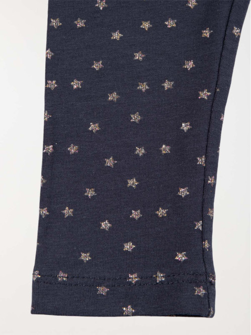 Legging imprimé étoiles fille (3-24M) Legging imprimé étoiles fille (3-24M)