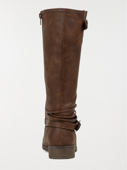 Bottes coloris caramel...