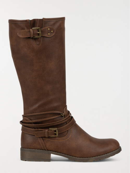 Bottes coloris caramel...