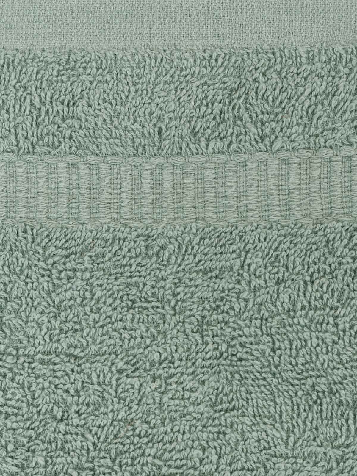 Lot de 2 gants de toilette sauge 15x21cm Lot de 2 gants de toilette sauge 15x21cm