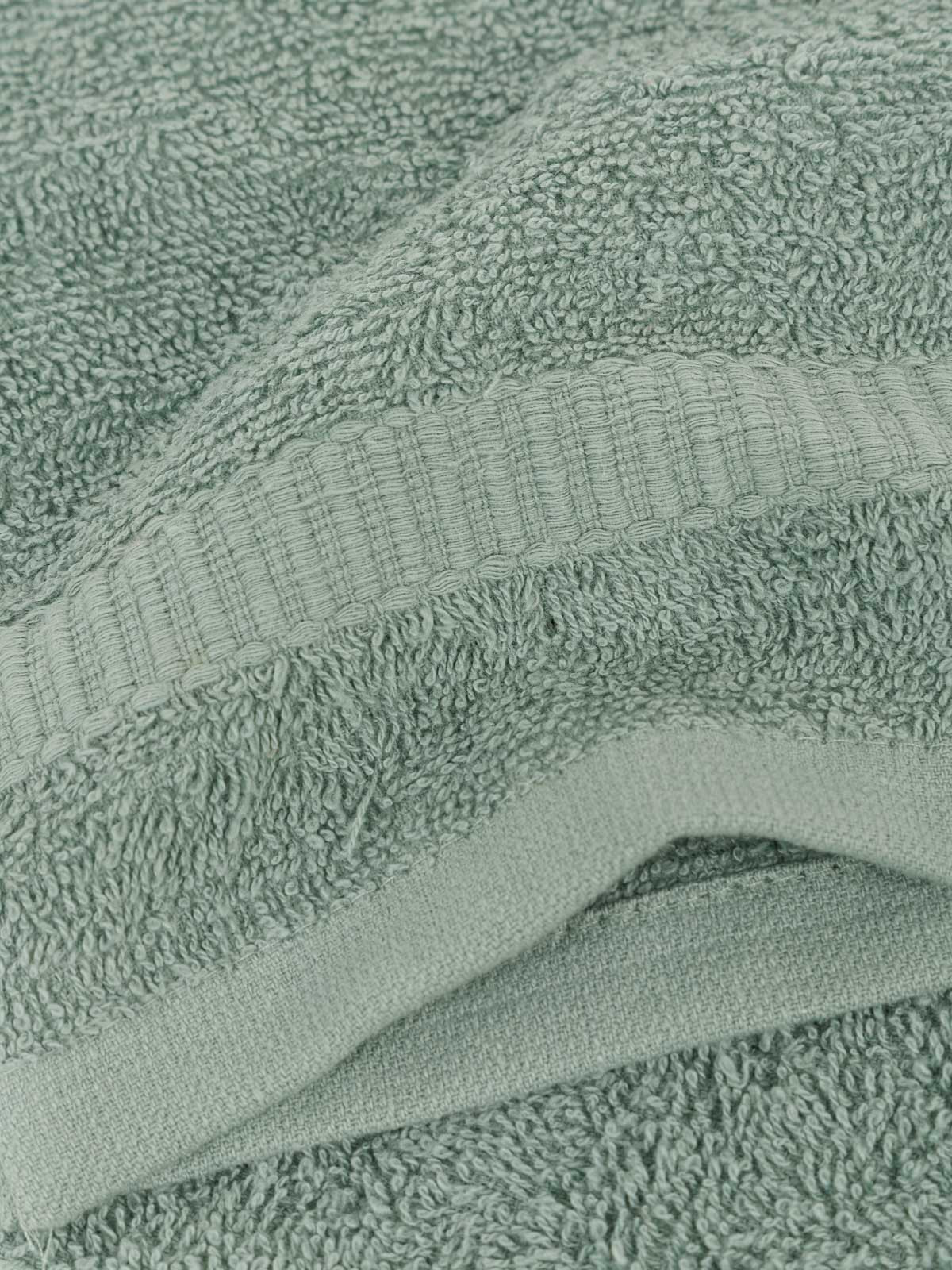 Lot de 2 gants de toilette sauge 15x21cm Lot de 2 gants de toilette sauge 15x21cm