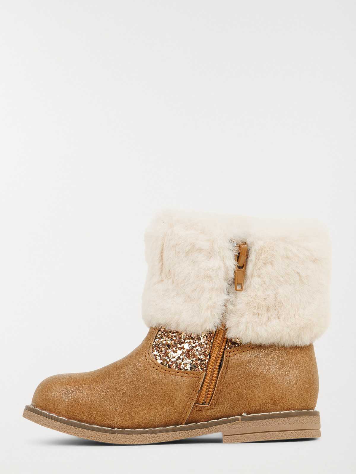 Bottines coeur pailleté fille (24-30)