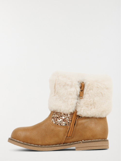 Bottines coeur pailleté...