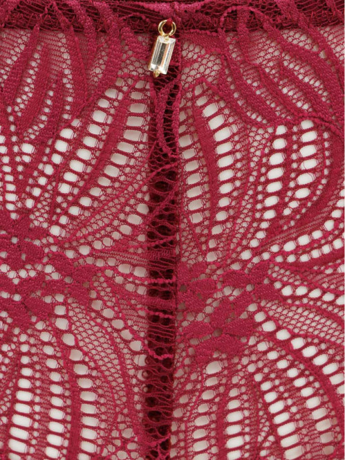 Shorty dentelle fleuri femme (S-XL)