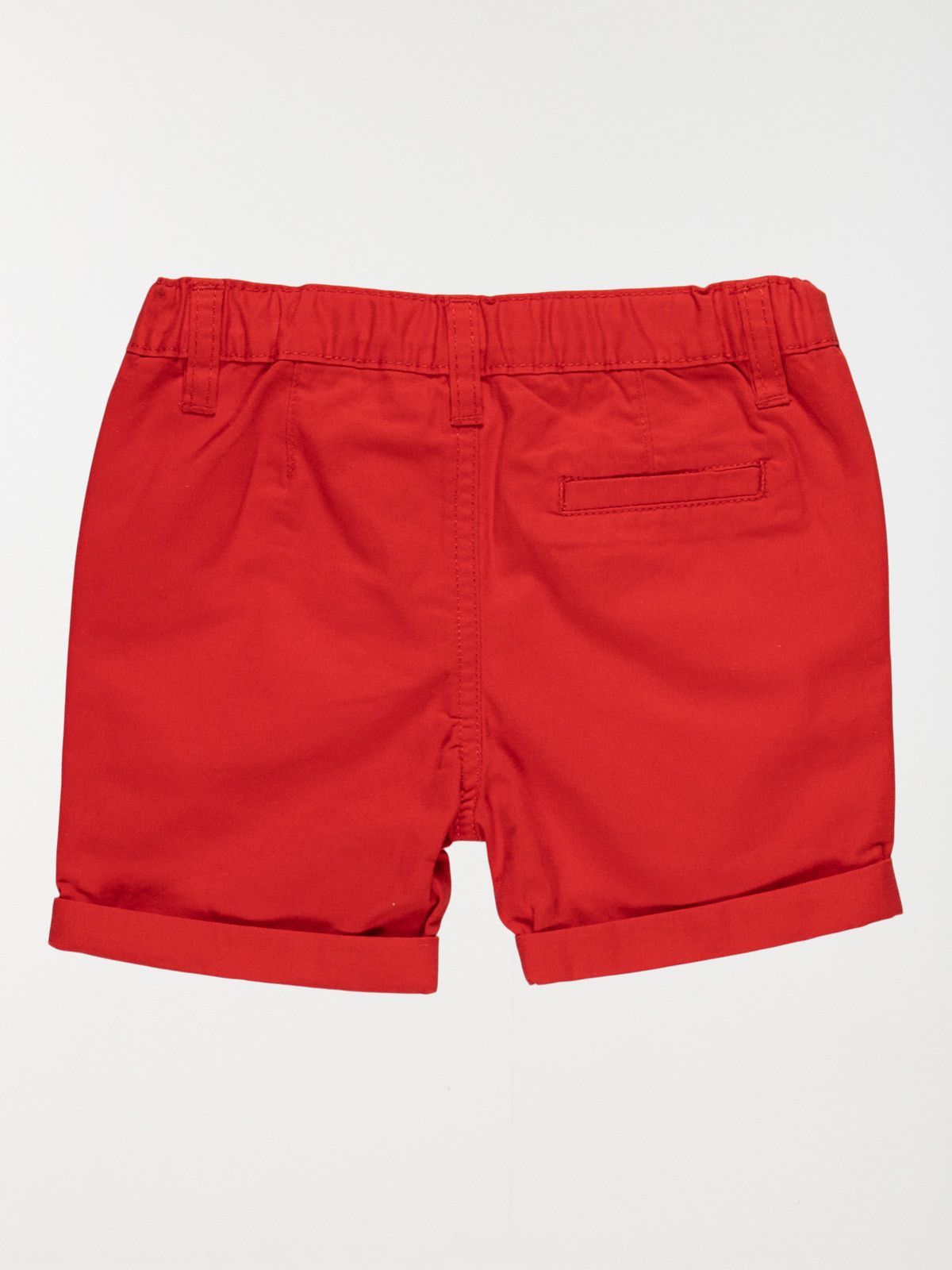 Bermuda chino rouge garçon (6-24M)