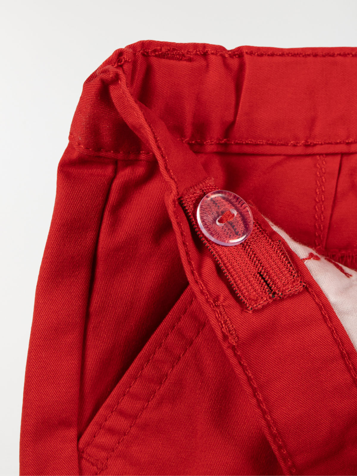 Bermuda chino rouge garçon (6-24M)