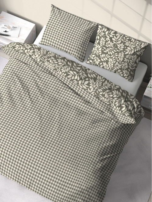 Parure flanelle 2 personnes 240x220 cm