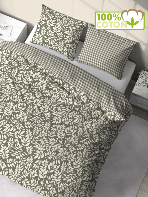 Parure flanelle 2 personnes 240x220 cm
