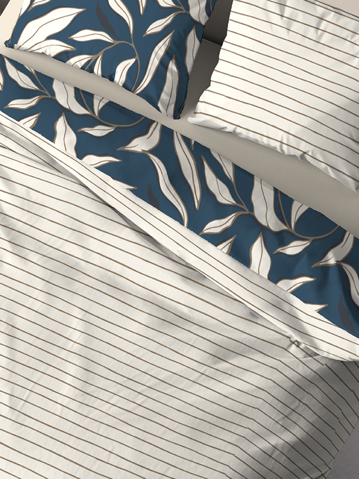 Parure feuillage 2 personnes 240x220 cm