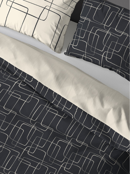Parure graphique 2 personnes 240x220 cm Parure graphique 2 personnes 240x220 cm