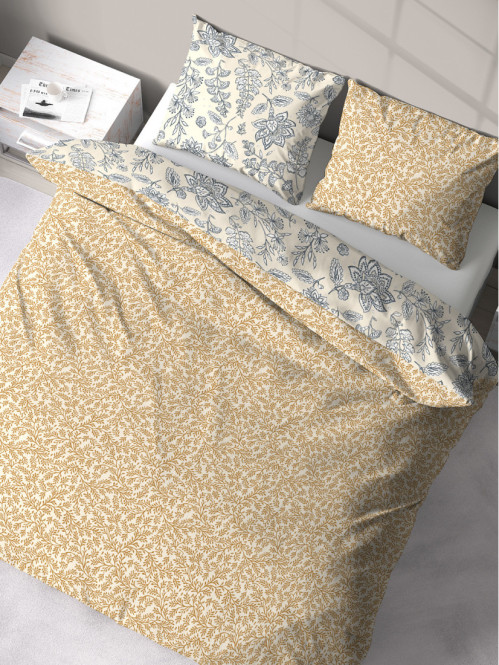 Parure fleurie 2 personnes 260x240 cm